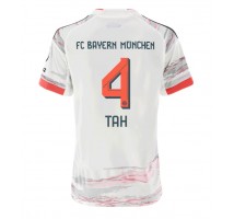 Bayern Munich Jonathan Tah #4 Koszulka Wyjazdowa damskie 2025-26 Krótki Rękaw